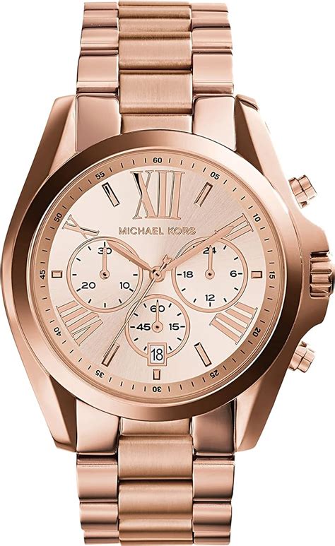 michael kors rose goud horloge mk5503|Amazon.com: Michael Kors Roman Numeral Watch MK5503 .